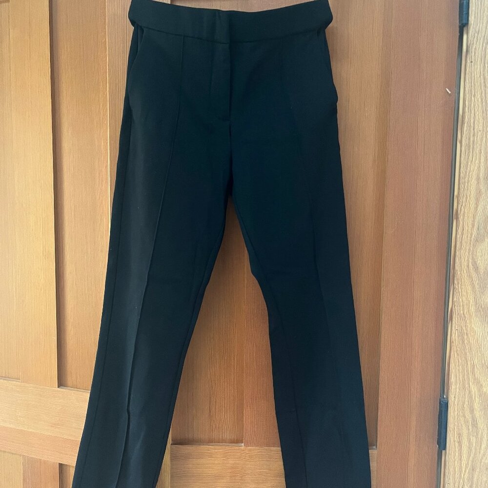 J. Crew Straight-leg Black Pants in Italian Knit Wool, 4T